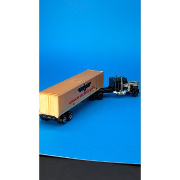 Vintage AMERICAN PRESIDENT Lines, HO Scale 1/87 Diecast Semi Truck Trailer - Picture 9 of 13
